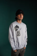 ACID WASH GREY SWEATSHIRT