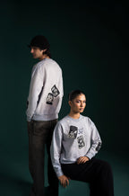 ACID WASH GREY SWEATSHIRT