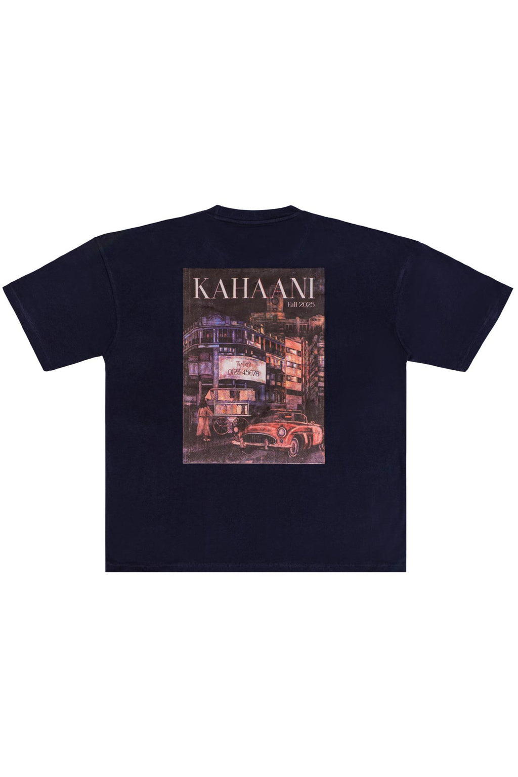 NAVY BLUE CITY TEE
