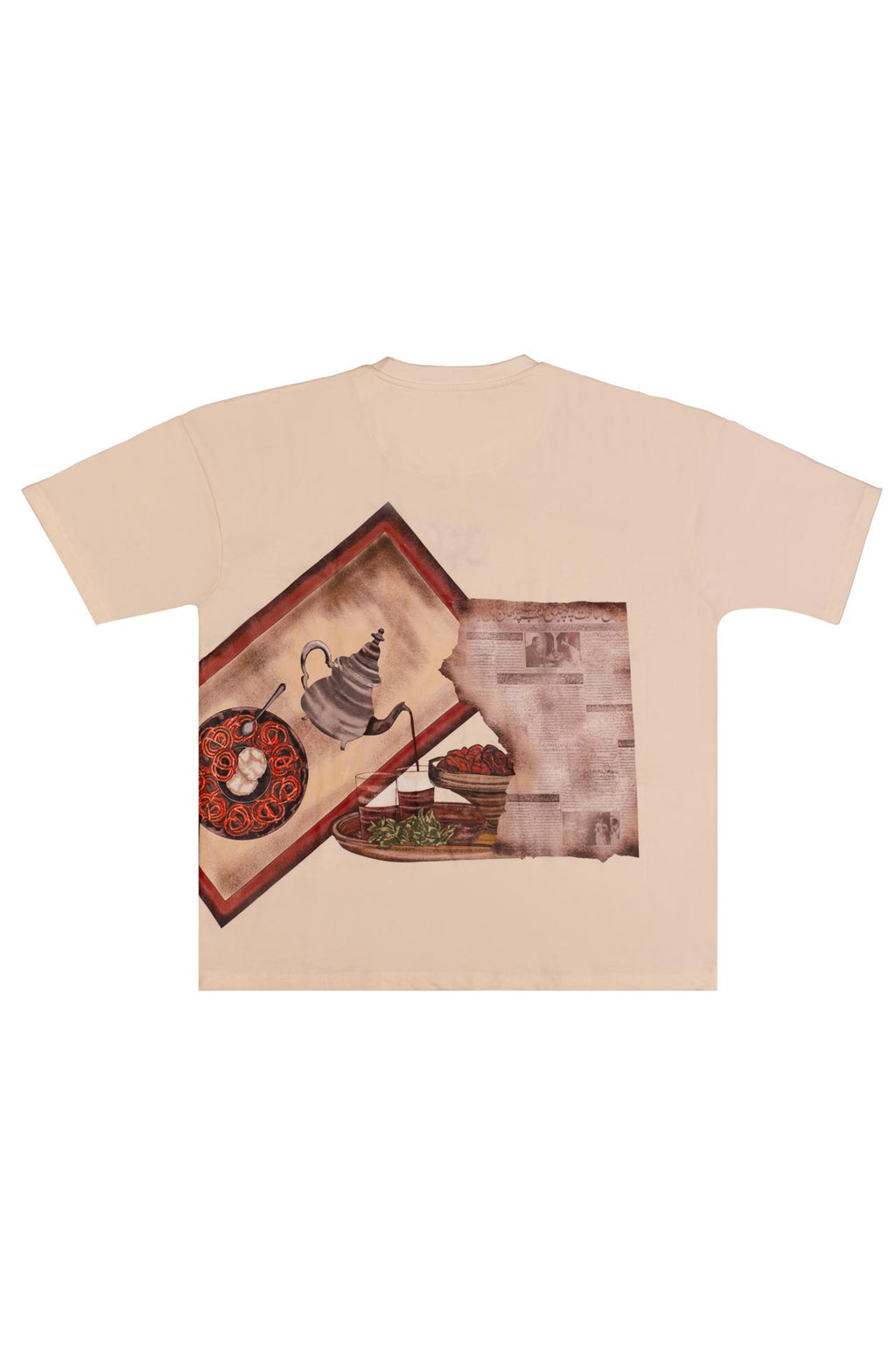 BEIGE AZADI TEE